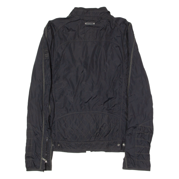 DIESEL Mens Jacket Black Nylon 2XL Online now