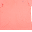 POLO RALPH LAUREN Womens T-Shirt Pink V-Neck L Cheap