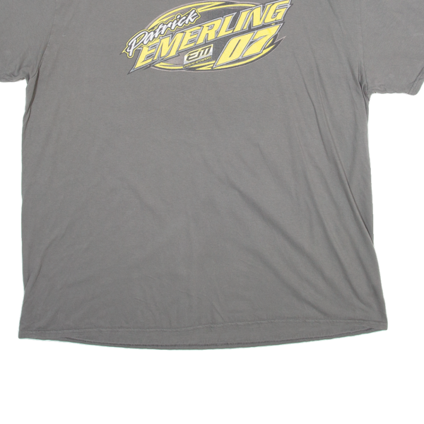 Patrick Emerling Mens T-Shirt Grey XL on Sale