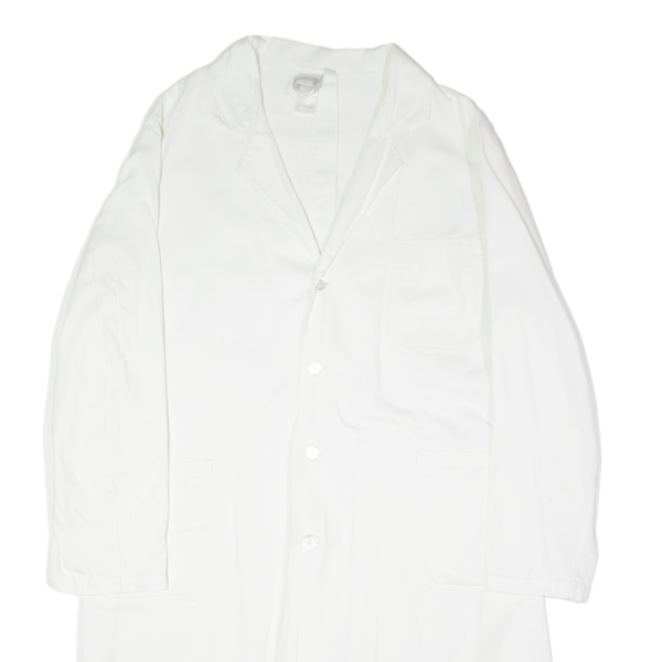 CLINIC DRESS Mens Workwear Coat White Twill XL Online Hot Sale