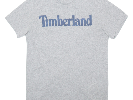 TIMBERLAND SLIM FIT Mens T-Shirt Grey S For Cheap