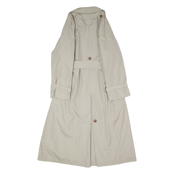 ENSIGN Womens Trench Coat Grey 90s UK 10 For Sale