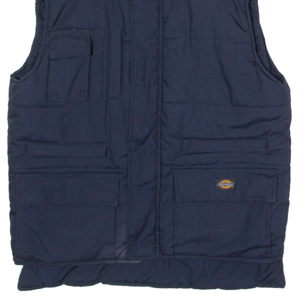 DICKIES Mens Workwear Gilet Blue M For Sale