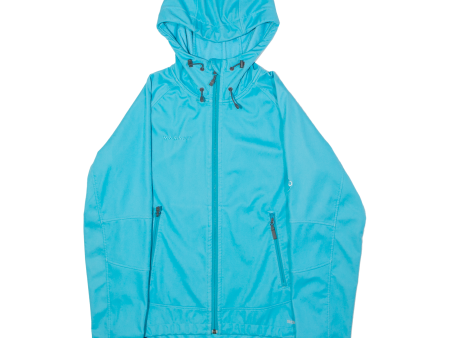 MAMMUT Mens Shell Jacket Blue Hooded S Fashion