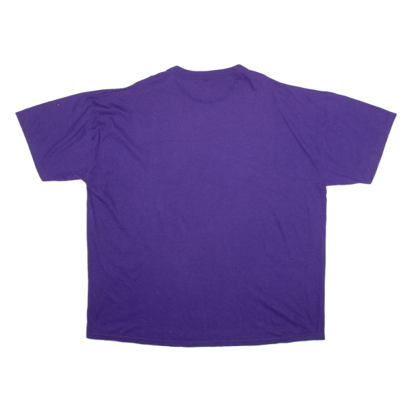 RUSSELL AUTHENTIC Mens T-Shirt Purple 2XL Cheap