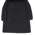 FRENCH CONNECTION Womens Parka Coat Black Hooded M Online Hot Sale