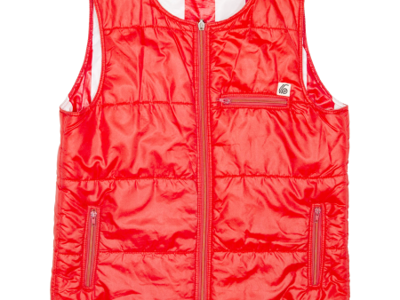 TOPER Reversible Mens Puffer Gilet Red M Online