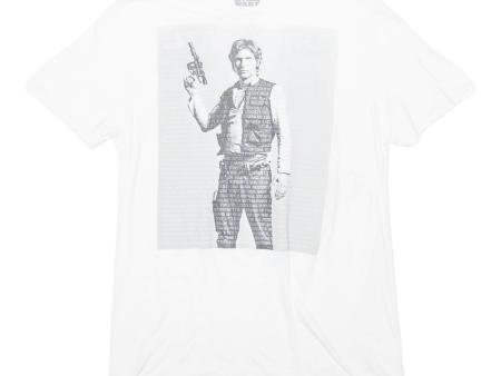 STAR WARS Mens T-Shirt White M Supply