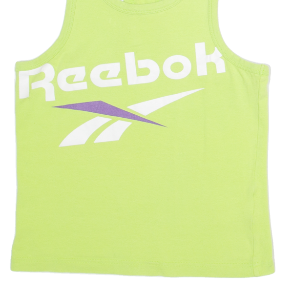 REEBOK Womens Vest Green Sleeveless S Online