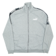 PUMA Mens Jacket Grey M Online now