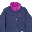 SCHOFFEL Gore-Tex Womens Rain Jacket Blue 90s Hooded M Supply