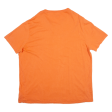 POLO RALPH LAUREN Womens T-Shirt Orange V-Neck 2XL Fashion