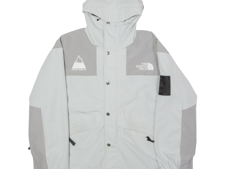 THE NORTH FACE Fine Alpine Equipment Mens Ski Jacket Grey Hooded Colourblock L For Cheap