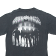 THUNDER Helloween Mens Band T-Shirt Black Crew Neck L on Sale