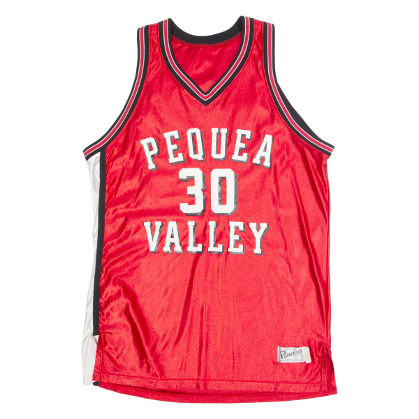 POWERS Pequea Vally Mens Jersey Red Sleeveless USA V-Neck Nylon M Supply