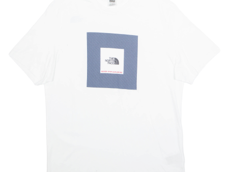 THE NORTH FACE Mens T-Shirt White L Cheap