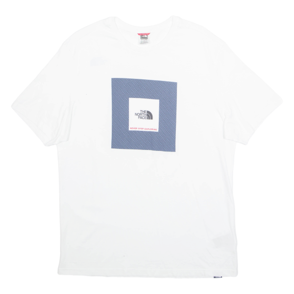 THE NORTH FACE Mens T-Shirt White L Cheap