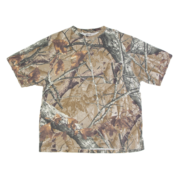 OUTFITTERS RIDGE Camouflage Mens T-Shirt Green USA XL Fashion