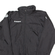 KAPPA Mens Rain Jacket Black Nylon Hooded M For Sale