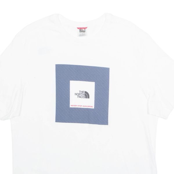 THE NORTH FACE Mens T-Shirt White L Cheap