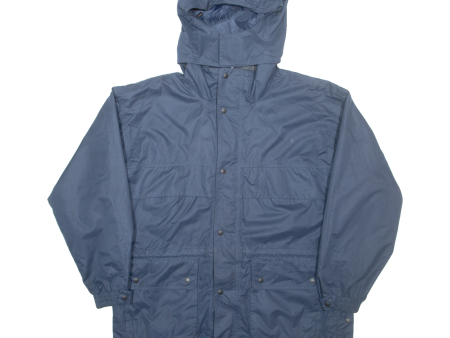 DICKIES Mens Coat Blue Hooded 2XL Cheap