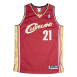 REEBOK Cleveland Cavaliers Mens Jersey Red Sleeveless USA V-Neck L For Cheap