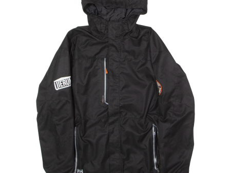 HELLY HANSEN Mens Jacket Black Hooded L Fashion