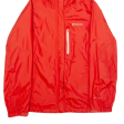 COLUMBIA Mens Rain Jacket Red Nylon Hooded XL Supply