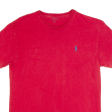 POLO RALPH LAUREN Mens T-Shirt Red XS Sale