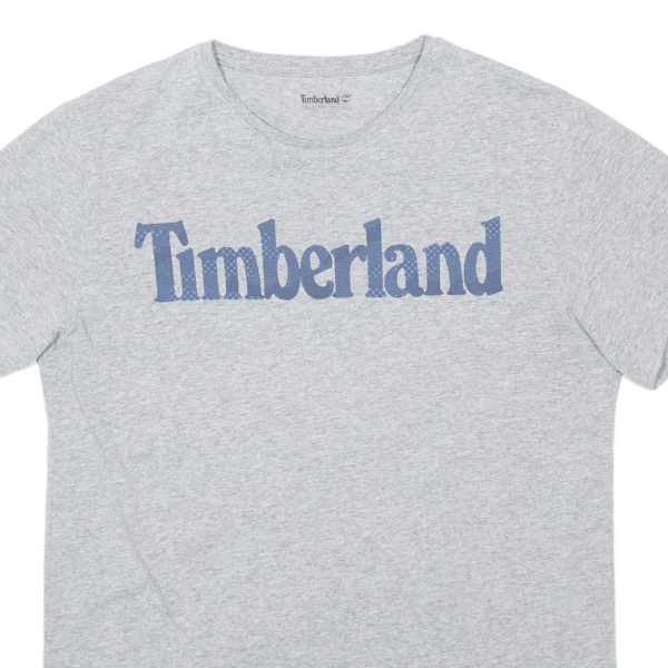 TIMBERLAND SLIM FIT Mens T-Shirt Grey S For Cheap