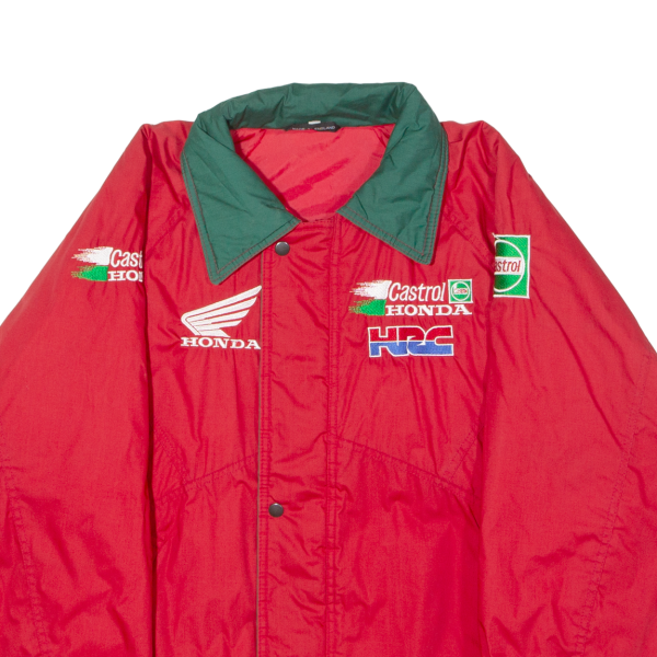 HONDA Castrol Racing Mens Jacket Red 90s M Online now