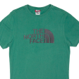 THE NORTH FACE Mens T-Shirt Green XS Fashion