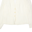 LAURA ASHLEY Womens Blazer Jacket Cream Viscose UK 18 Online now