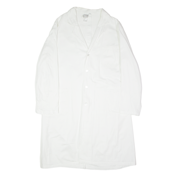 CLINIC DRESS Mens Workwear Coat White Twill XL Online Hot Sale