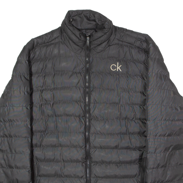 CALVIN KLEIN Golf Mens Puffer Jacket Black L Online Hot Sale