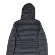 GUESS Womens Puffer Coat Black UK 4 For Cheap