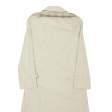 TELEMAC Womens Trench Coat Beige UK 10 For Discount