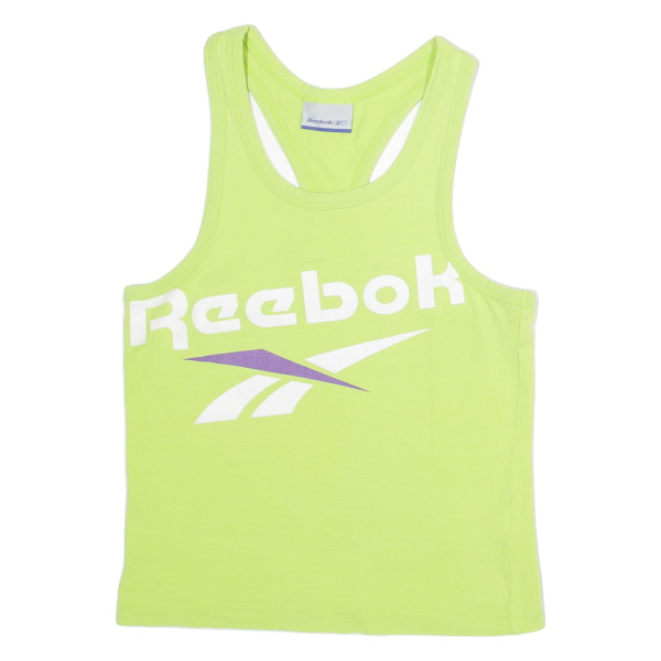 REEBOK Womens Vest Green Sleeveless S Online