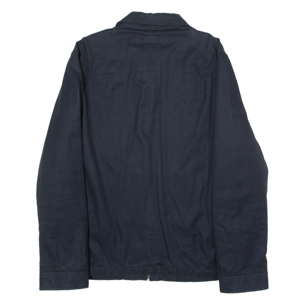 GANT Windcheater Mens Lined Jacket Blue Twill XL Online Sale