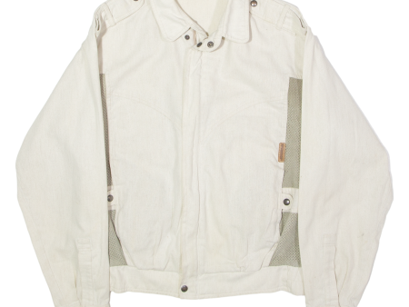 MCGREGOR Mens Jacket Cream 90s Colourblock M Hot on Sale