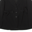 MOSCHINO CHEAP AND CHIC Bow Tie Womens Blazer Jacket Black Wool UK 10 For Discount