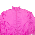 LAUREN BROOKE Womens Shell Jacket Pink Nylon 2XL Online Hot Sale