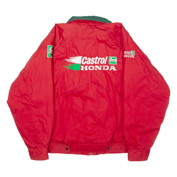 HONDA Castrol Racing Mens Jacket Red 90s M Online now