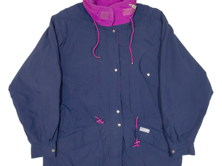 SCHOFFEL Gore-Tex Womens Rain Jacket Blue 90s Hooded M Supply