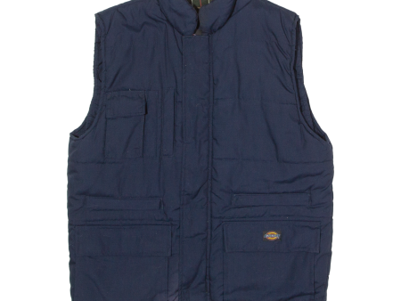 DICKIES Mens Workwear Gilet Blue M For Sale