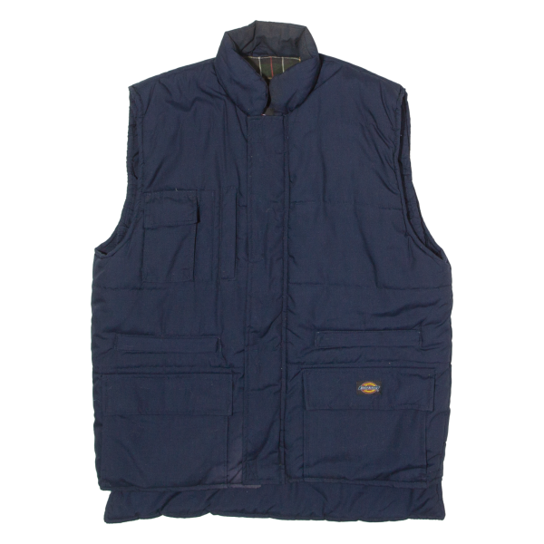 DICKIES Mens Workwear Gilet Blue M For Sale