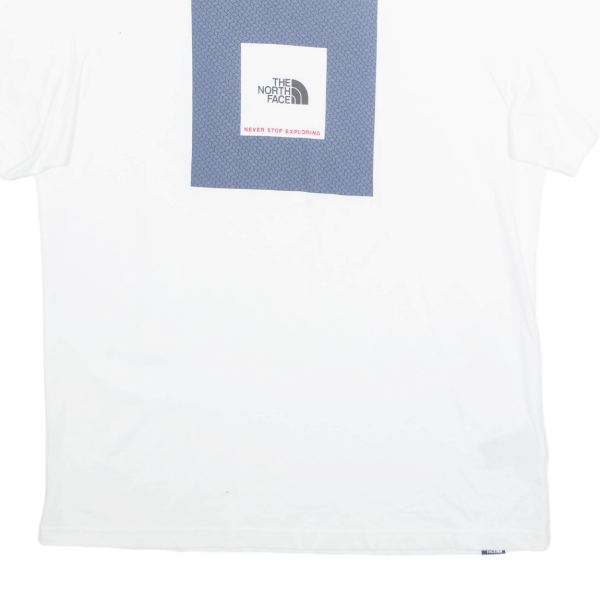 THE NORTH FACE Mens T-Shirt White L Cheap