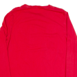 PUMA Mens T-Shirt Red Long Sleeve M Hot on Sale