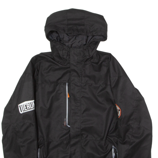 HELLY HANSEN Mens Jacket Black Hooded L Fashion