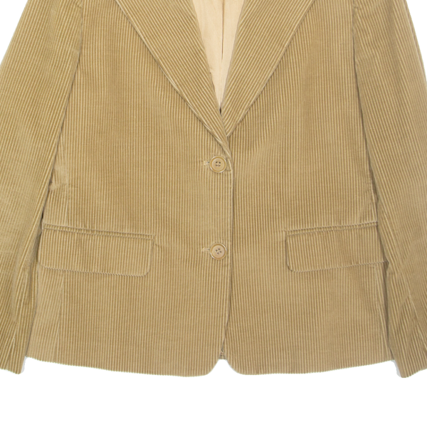 MAX MARA Womens Blazer Jacket Beige UK 14 Discount